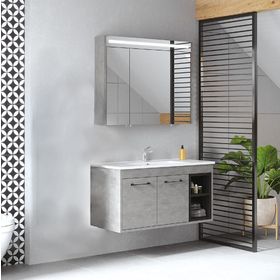 Denko Latte 100 cm Boy Dolap ve Banyo Dolabı