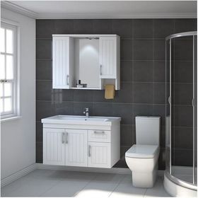 Denko Lotus 100 cm Banyo Dolabı