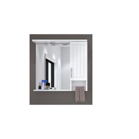 Denko Lotus 80 cm Beyaz Banyo Dolabı