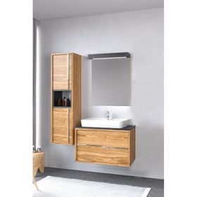 Denko Matia 80 cm Boy Dolap ve Banyo Dolabı Takım