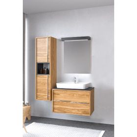 Denko Matia 80 cm Boy Dolap ve Banyo Dolabı Takım