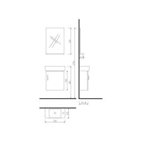Denko Minica 50 Cm Banyo Dolabı