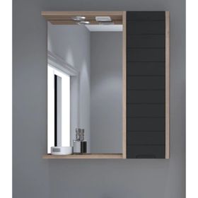 Denko Mostar 70 cm Beyaz Üst Modül Banyo Dolabı