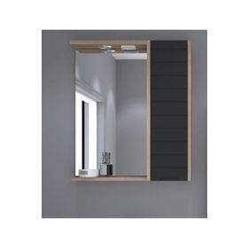 Denko Mostar 70 cm Beyaz Üst Modül Banyo Dolabı