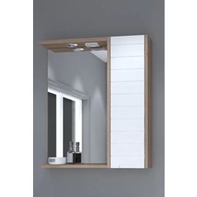 Denko Mostar 70 cm Beyaz Üst Modül Banyo Dolabı