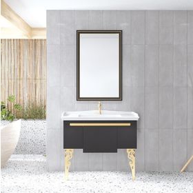 Denko Motta 100 cm Beyaz Boy Dolap ve Banyo Dolabı Takımı