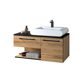 Denko Piramit 90 cm Alt Modül Banyo Dolabı