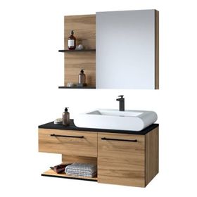 Denko Piramit 90 cm Banyo Dolabı