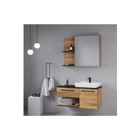Denko Piramit 90 cm Banyo Dolabı
