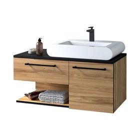 Denko Piramit 90 cm Dolaplı Ayna