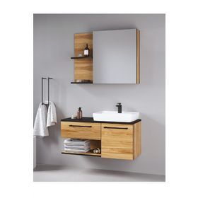 Denko Piramit 90 cm Mdf Banyo Dolabı Takımı