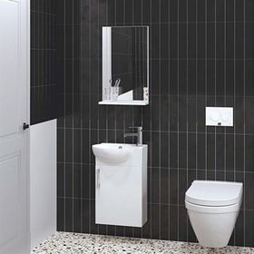 Denko Rio 45 cm Mdf Banyo Dolabı Takımı
