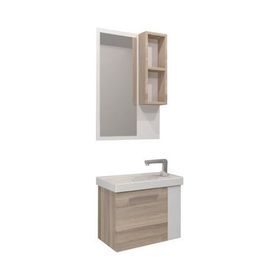 Denko Step Beyaz Alize 50 cm Banyo Dolabı