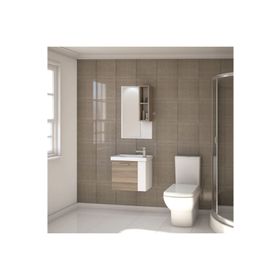 Denko Step Beyaz Alize 50 cm Banyo Dolabı