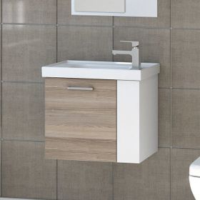Denko Step Beyaz Alize 50 cm Banyo Dolabı