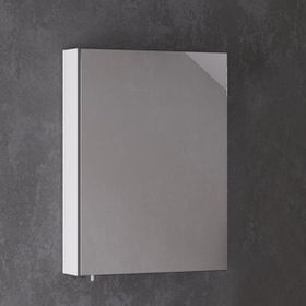 Denko Terra 60 cm Mdf Antrasit Gri Aynalı Üst Modülü Banyo Dolabı