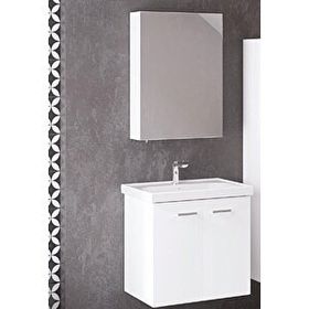 Denko Terra 60 cm Mdf Beyaz Banyo Dolabı Takımı