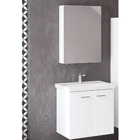 Denko Terra 60 cm Mdf Beyaz Banyo Dolabı Takımı