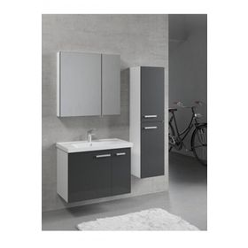 Denko Terra 80 cm Mdf Banyo Dolabı Takımı ve Boy Dolabı