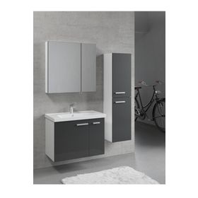 Denko Terra 80 cm Mdf Banyo Dolabı Takımı ve Boy Dolabı