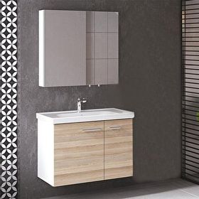 Denko Terra 80 cm Mdf Banyo Dolabı Takımı