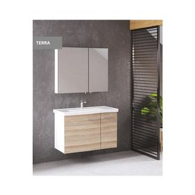 Denko Terra 90 cm Mdf Alize Banyo Dolabı Takımı