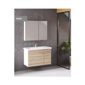 Denko Terra 90 cm Mdf Alize Banyo Dolabı Takımı