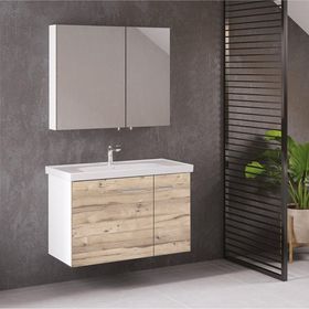 Denko Terra 90 cm Mdf Alize Banyo Dolabı Takımı