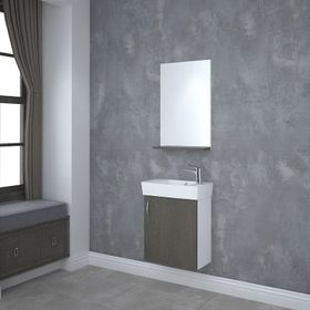 Denko Terra Beyaz 50 cm Banyo Dolabı