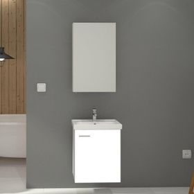 Denko Terra Beyaz 50 cm Banyo Dolabı