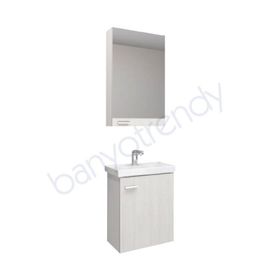 Denko Terra Beyaz 50 cm Banyo Dolabı