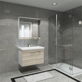 Denko Terra Beyaz Alize 80 cm Banyo Dolabı