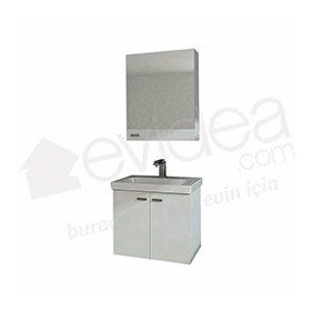 Denko Terra Roma 65 cm Beyaz Banyo Dolabı