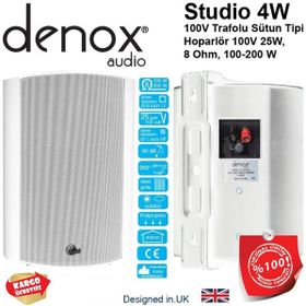 Denox STUDIO-4 Duvar Tipi Sütun Hoparlör