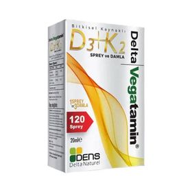 Dens Delta Naturel Vegatamin Vitamin D3 K2 20 ml Sprey