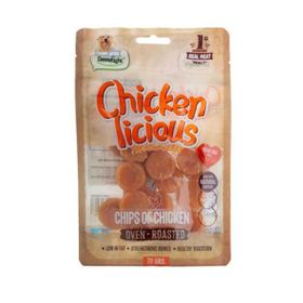 Dentalight Chicken Chips Tavuk Etli 70 gr Köpek Ödül Cipsi