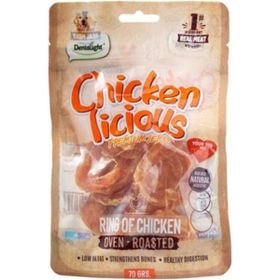 Dentalight Chicken Twist Tavuk Etli 70 gr Köpek Ödül Burgu Çubuğu