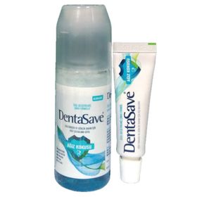 DentaSave 15 ml Çinko Diş Macunu + 95 ml Ağız Bakım Suyu Seyahat Seti