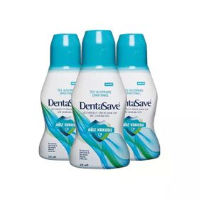 DentaSave Çinko Formüllü 3x300 ml Ağız Bakım Suyu