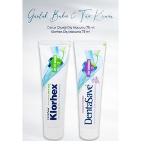 DentaSave Tam Koruma Cıstus Çiçeği 75 ml ve Günlük Bakım 75 ml Diş Macunu