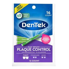 Dentek Easy Brush Sıkı 16 Adet Gelişmiş Temiz Plak Kontrolü Diş Arası Temizleyicileri