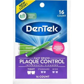 Dentek Easy Brush Sıkı 16 Adet Gelişmiş Temiz Plak Kontrolü Diş Arası Temizleyicileri