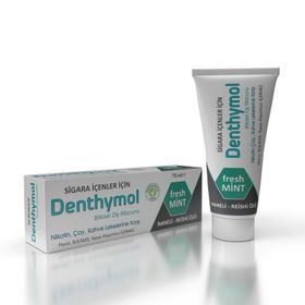 Denthymol 75 ml Fresh Mint Sigara İçenler İçin Bitkisel Diş Macunu