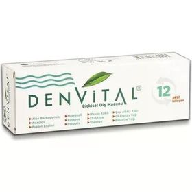 Denvital 12 Bitki Özlü Bitkisel 75 ml Diş Macunu