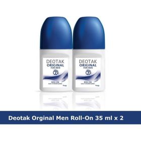 Deotak 2x35 ml Original For Men Roll-On Deodorant