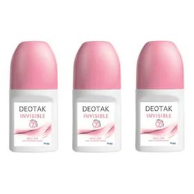 Deotak 3x35 ml İnvisible Kadın Roll On Deodorant
