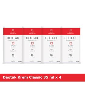 Deotak Classic 35 ml 4'lü Krem Deodorant