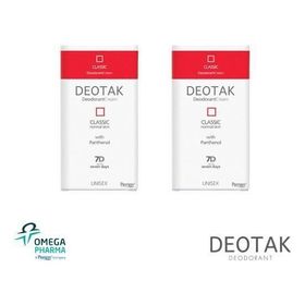Deotak Classic Normal Cilt 2x35 ml Unisex Krem Deodorant