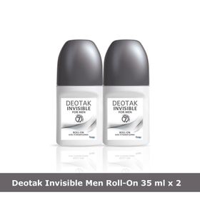 Deotak For Men Invisible 2x35 ml Erkek Roll-On Deodorant