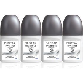 Deotak For Men Invisible 4x35 ml Erkek Roll-On Deodorant